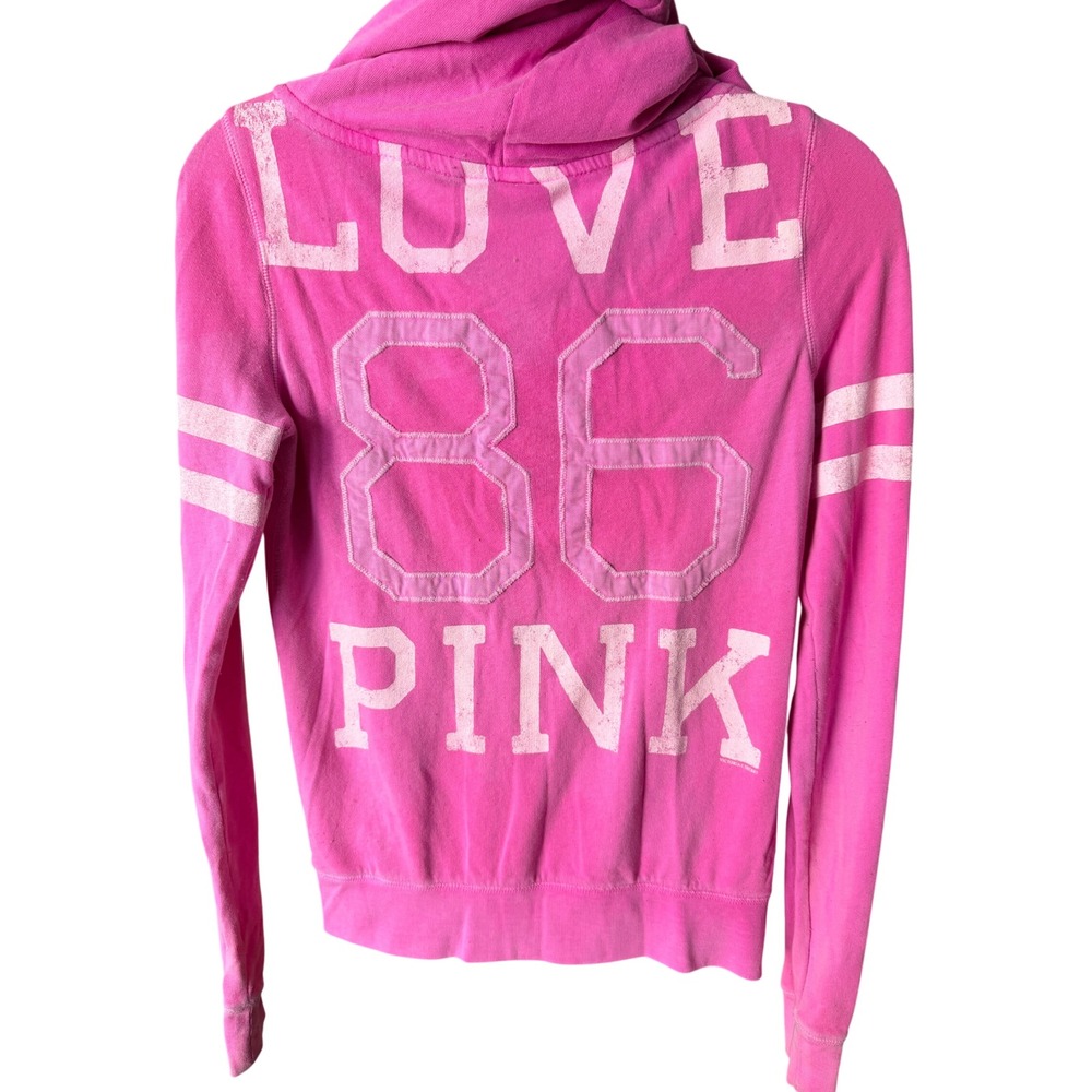 Victoria's Secret PINK Love 86 Full Zip Hoodie Y2K Size S